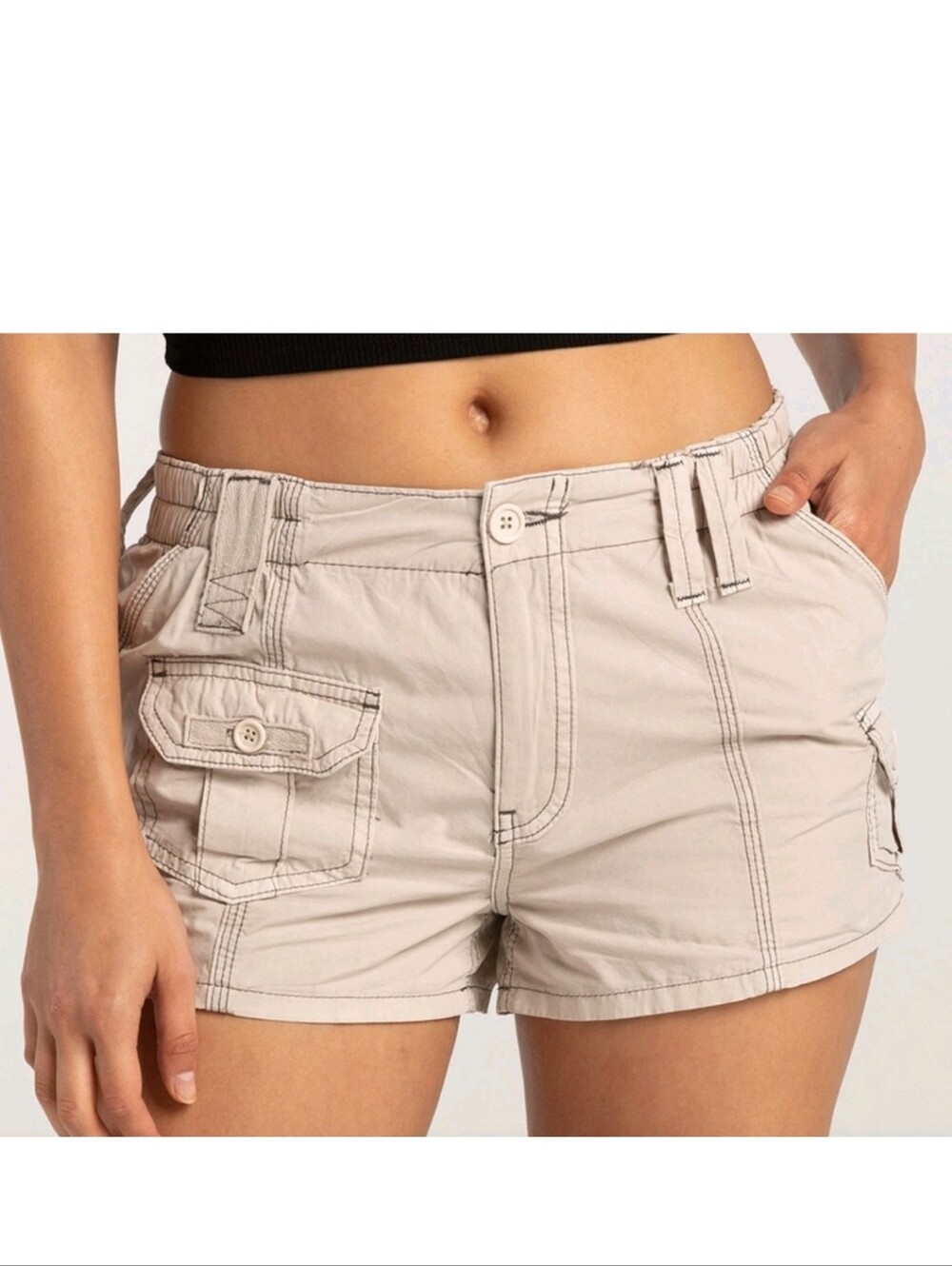 NWT Urban outfitters BDG y2k low rise cargo shorts SIZE XL